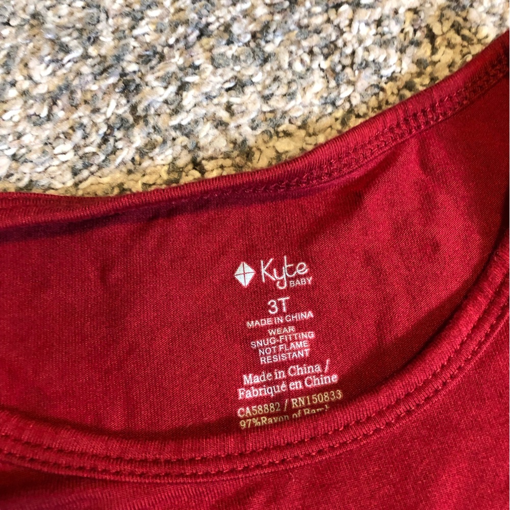 Kyte baby Ruby Red Long sleeve